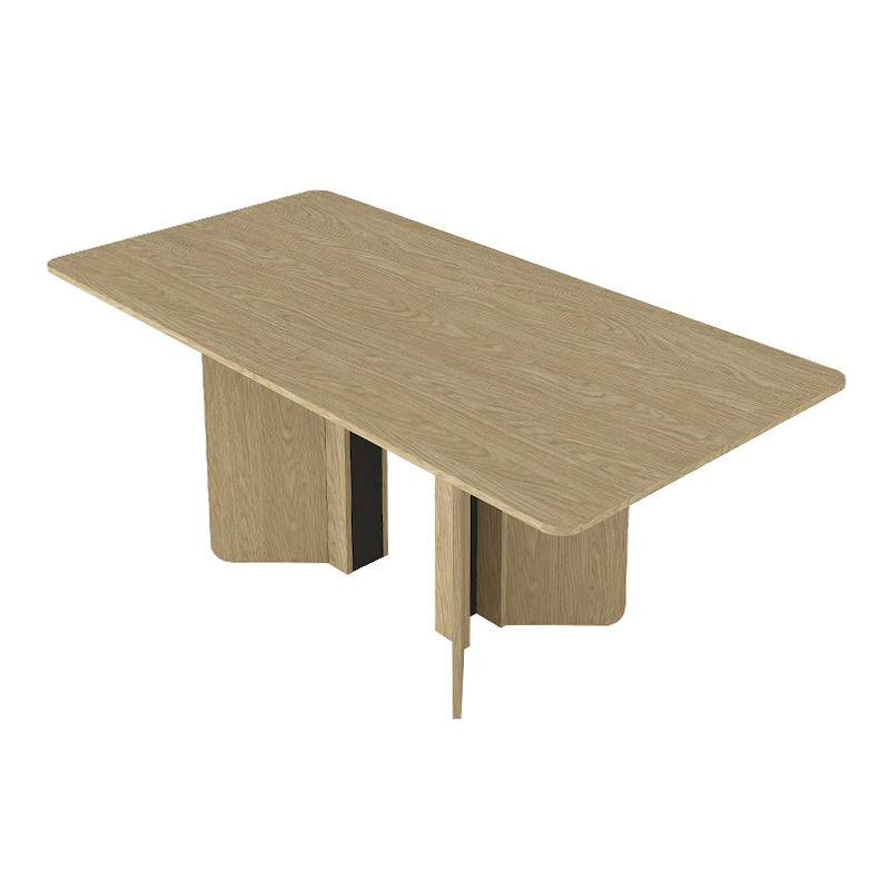 Τραπέζι Lava Megapap χρώμα rota oak - ανθρακί 180x90x76,8εκ. - Image 6