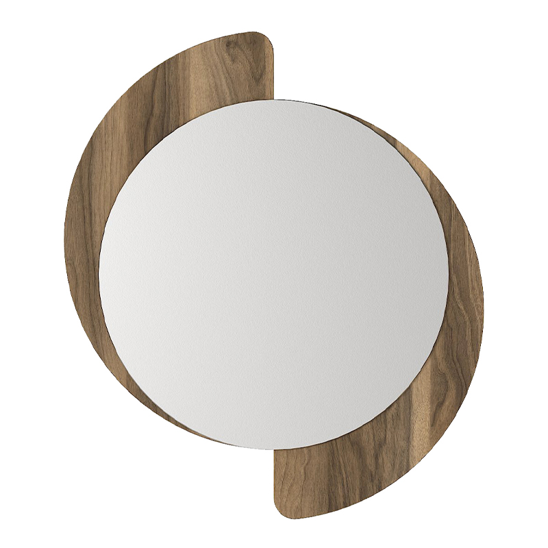 Καθρέπτης τοίχου Sevilla Μegapap χρώμα καρυδί 59,2x2,2x69εκ. - Image 3