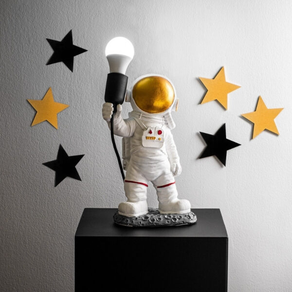 Φωτιστικό επιτραπέζιο Astronaut Megapap E27 πολυεστερικό χρώμα λευκό 20x15x32εκ. - Image 3