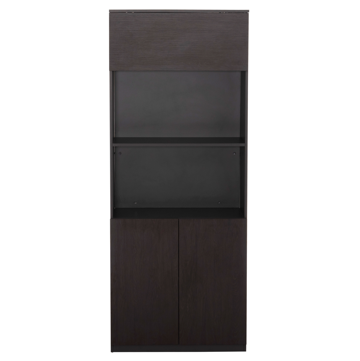 ΒΙΒΛΙΟΘΗΚΗ ΓΡΑΦΕΙΟΥ ΕΠΑΓΓΕΛΜΑΤΙΚΗ ROSEWOOD HM2089 ΜΕΛΑΜΙΝΗ ΓΚΡΙ-WENGE 80Χ40Χ200Υεκ. - Image 3