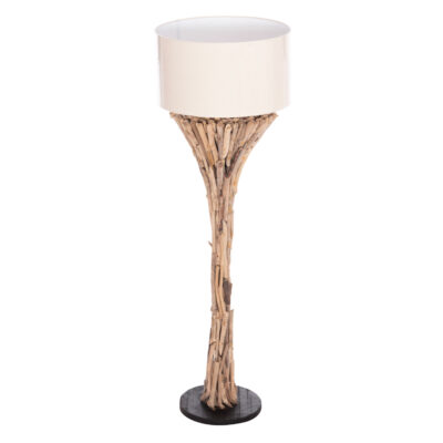 ΔΙΑΚΟΣΜΗΤΙΚΟ ΦΩΤΙΣΤΙΚΟ ΔΑΠΕΔΟΥ ALTAR HM4433 DRIFTWOOD--ΛΕΥΚΟ PVC Φ45x142Υεκ.