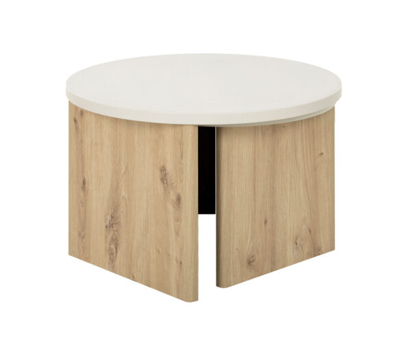 Eclypse τραπεζάκι σαλονιού 96x60x38/35εκ. Artisan Oak / Grege - Image 2
