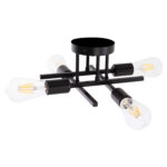 ΦΩΤΙΣΤΙΚΟ ΟΡΟΦΗΣ ΠΟΛΥΦΩΤΟ LIGHTY HM7428.11 ΜΕΤΑΛΛΟ ΣΕ ΜΑΥΡΟ 28x28x15Υεκ.