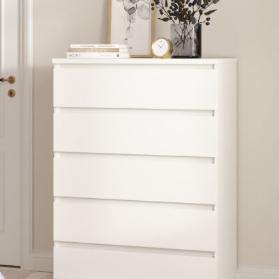 Naia συρταριέρα με 5 συρταριέρα 77x50x111