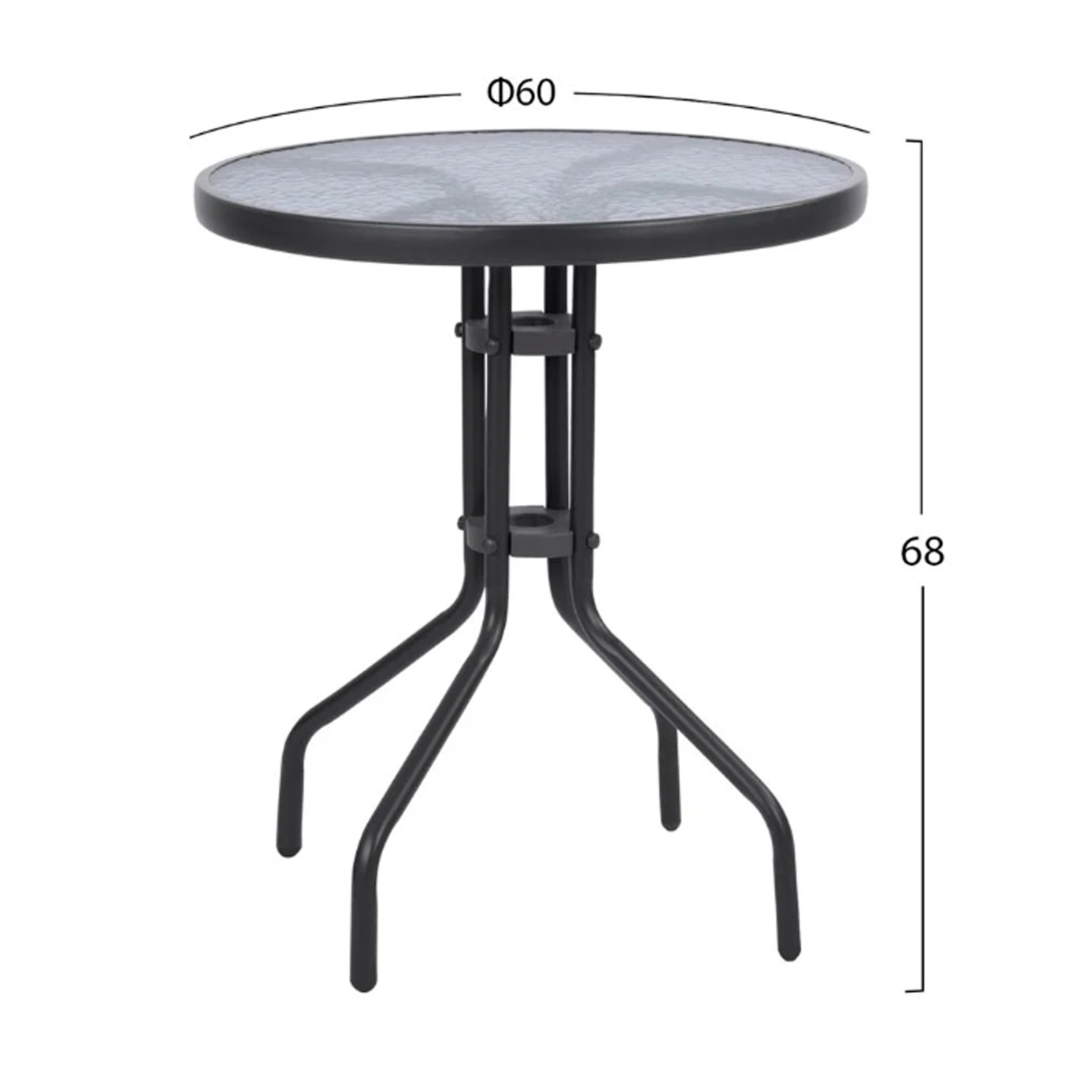 ΣΕΤ ΕΞΩΤ.ΧΩΡΟΥ 3ΤΜΧ LIMA HM21110 ΤΡΑΠΕΖΙ ΜΕ 2 ΠΟΛΥΘΡΟΝΕΣ- ΓΚΡΙ ΧΡΩΜΑ - Image 2