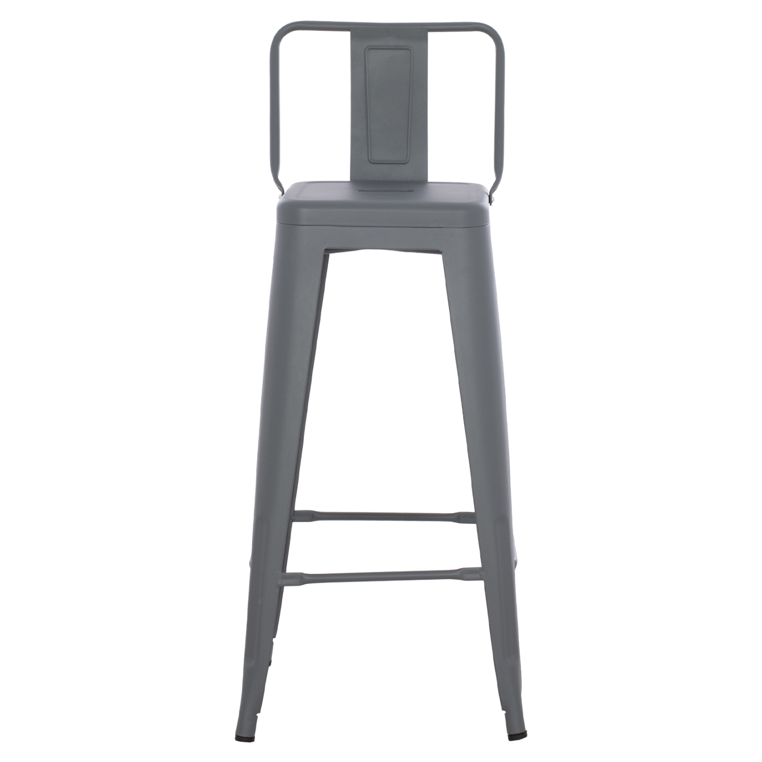 ΣΚΑΜΠΟ BAR ME ΠΛΑΤΗ ΜΕΤΑΛΛΙΚΟ MELITA-PRO HM8643.50 ΓΚΡΙ 42x42x100Υεκ. - Image 3