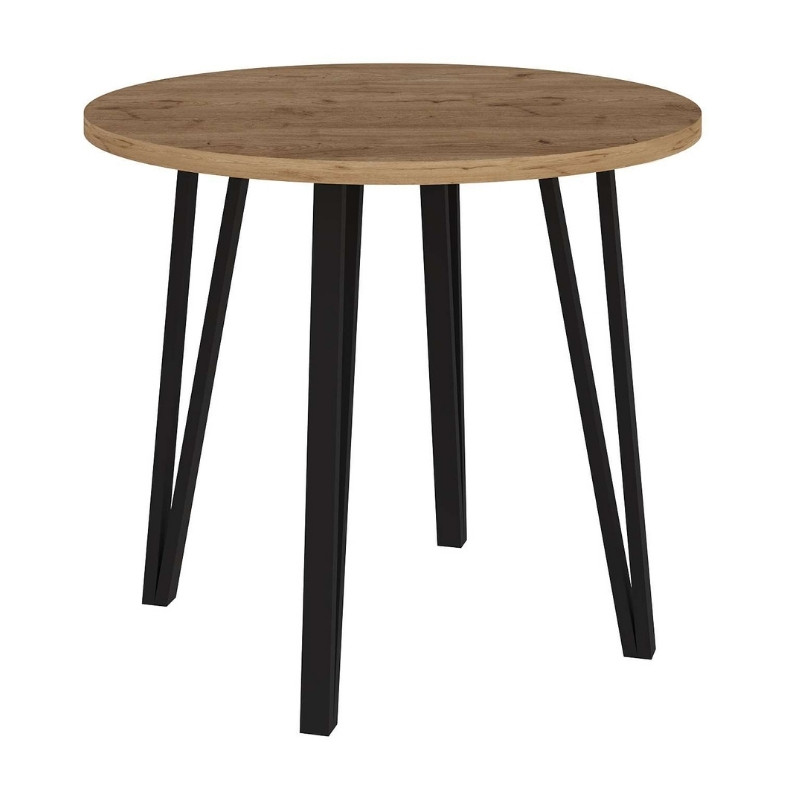 Τραπέζι Xana Megapap χρώμα sepet oak Ø90x77,5εκ. - Image 4