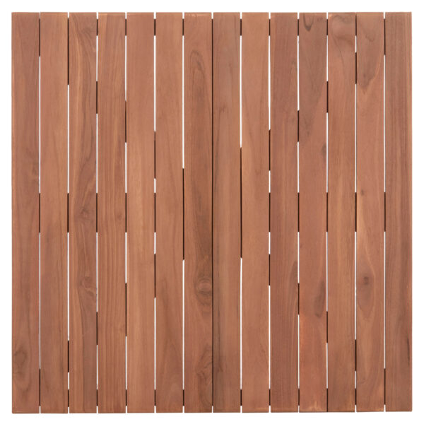 ΕΠΙΦΑΝΕΙΑ ΤΡΑΠΕΖΙΟΥ ΤΕΤΡΑΓΩΝΗ HM18136 ΞΥΛΟ TEAK--ΦΥΣΙΚΟ 70x70x4(πάχος)εκ. - Image 3