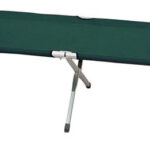 ΚΡΕΒΑΤΙ ΡΑΝΤΖΟ ΑΛΟΥΜΙΝΙΟΥ ΜΕ ΜΕΤΑΛΛΙΚΑ ΠΟΔΙΑ ΠΡΑΣΙΝΟ PVC 600D ΠΤΥΣΣΟΜΕΝΟ ΣΕ ΤΣΑΝΤΑΚΙ