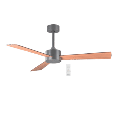 Ανεμιστήρας Οροφής 52'' 132CM PRCF-80619 Primo Γκρι-Καφέ 3Φτερά Με Τηλεχειριστήριο