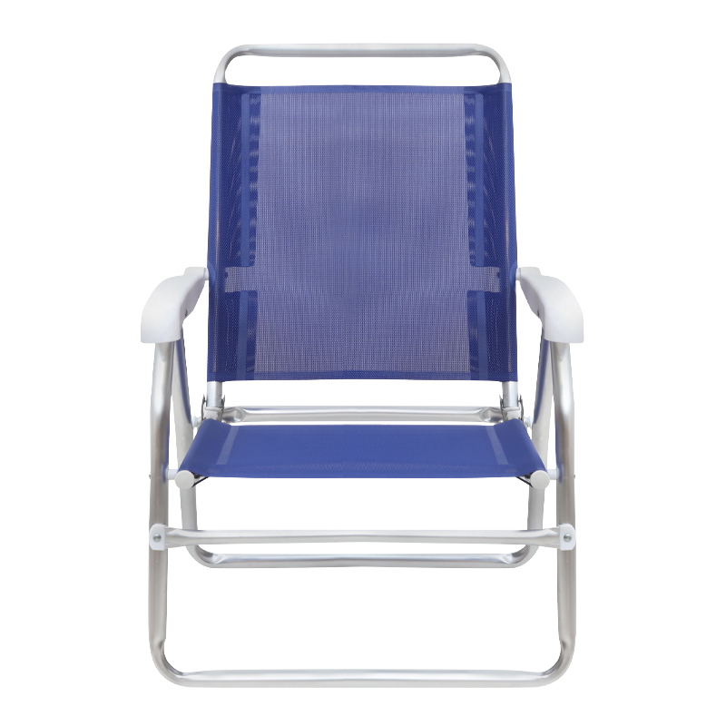 Καρεκλάκι παραλίας Alu Megapap αλουμινίου χρώμα μπλε 54x52x80εκ. - Image 3