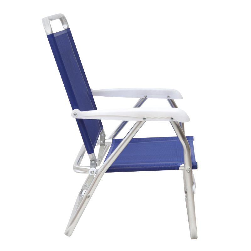 Καρεκλάκι παραλίας Alu Megapap αλουμινίου χρώμα μπλε 54x52x80εκ. - Image 4