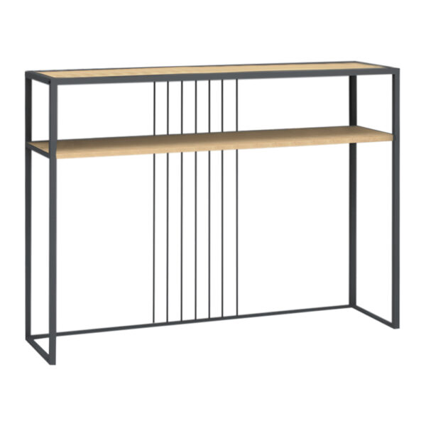 Κονσόλα Kary Megapap χρώμα oak 120x33x90εκ. - Image 2