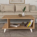 Τραπεζάκι σαλονιού Titus Megapap χρώμα sapphire oak 100x60x45εκ.