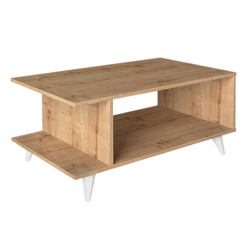 Τραπεζάκι σαλονιού Titus Megapap χρώμα sapphire oak 100x60x45εκ. - Image 2