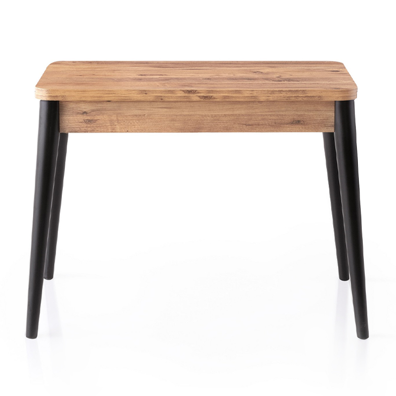 Τραπέζι Dolunay Megapap επεκτεινόμενο χρώμα atlantic pine - μαύρο 100x60(120x100)x79,5εκ. - Image 5