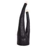 ΔΙΑΚΟΣΜΗΤΙΚΟ ΦΩΤΙΣΤΙΚΟ ΔΑΠΕΔΟΥ TUSKEN HM4702.01 FIBER CEMENT-ΜΑΥΡΟ 50x43x145Υεκ.