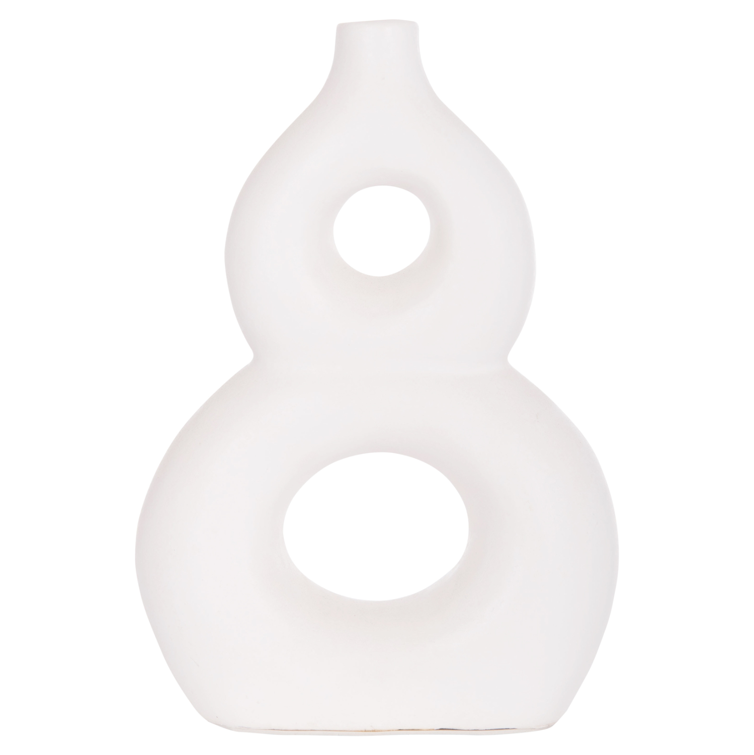 ΕΠΙΤΡΑΠΕΖΙΟ ΔΙΑΚΟΣΜΗΤΙΚΟ ΒΑΖΟ FIORIN HM4666.02S ΤΕΡΑΚΟΤΑ ΣΕ ΛΕΥΚΟ--21x7.5x31Υεκ. - Image 3