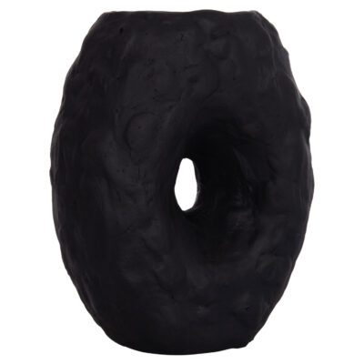 ΕΠΙΤΡΑΠΕΖΙΟ ΔΙΑΚΟΣΜΗΤΙΚΟ ΒΑΖΟ NAMENTIS HM4673.01S ΜΑΥΡΗ ΤΕΡΑΚΟΤΑ--22x13x28Υεκ