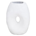 ΕΠΙΤΡΑΠΕΖΙΟ ΔΙΑΚΟΣΜΗΤΙΚΟ ΒΑΖΟ NAMENTIS HM4673.02L ΛΕΥΚΗ ΤΕΡΑΚΟΤΑ--26.5x16x36.5Υεκ