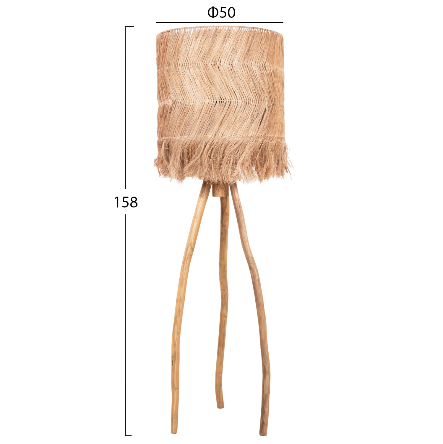 ΦΩΤΙΣΤΙΚΟ ΔΑΠΕΔΟΥ ΠΟΔΙΑ ΤΕΑΚ & ΚΑΠΕΛΟ ΙΝΕΣ ΑΜΠΑΚΑ ΦΥΣΙΚΟ ΧΡΩΜΑ Φ50x50-158Yεκ.HM7765 - Image 2