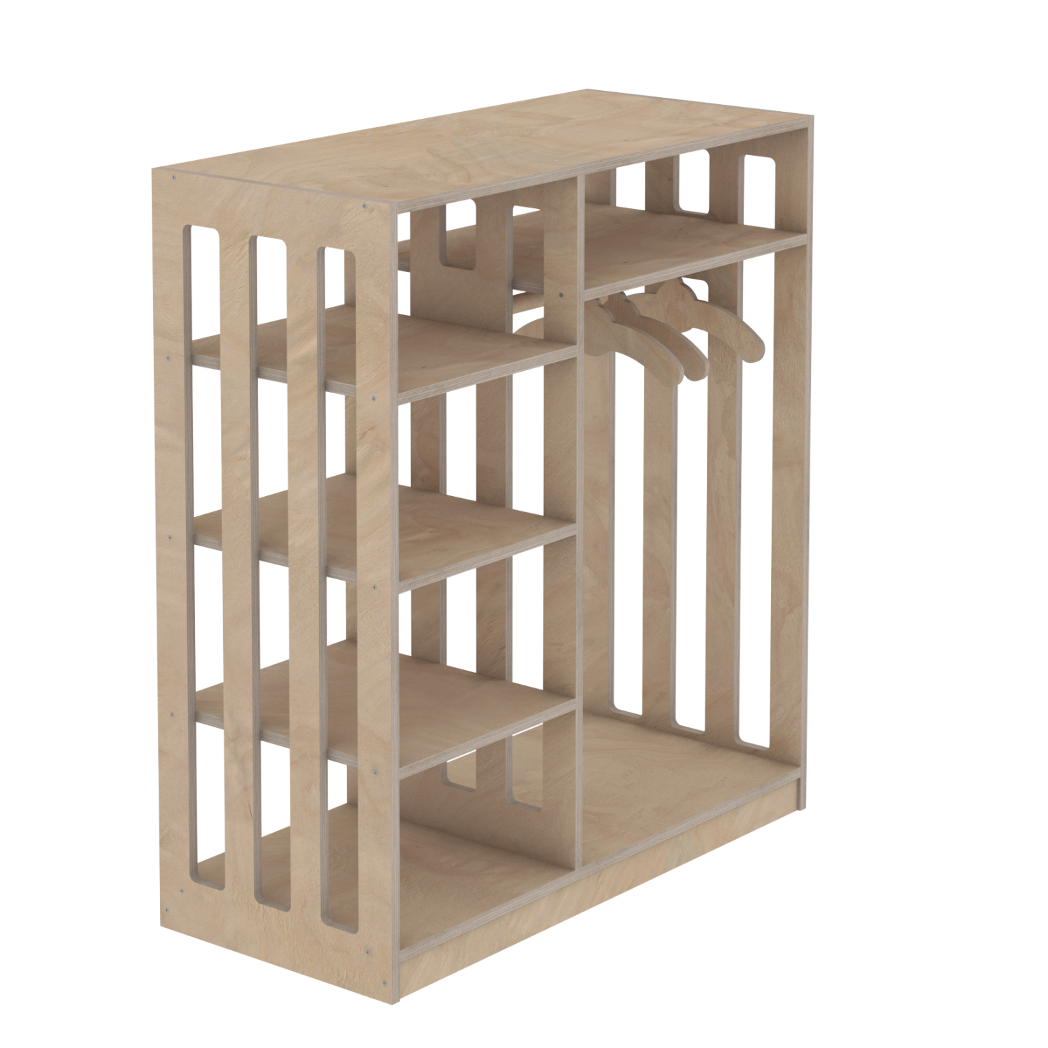 ΚΡΕΜΑΣΤΡΑ ΠΑΙΔΙΚΗ SANI HM18226.03 ΞΥΛΟ ΣΗΜΥΔΑΣ ΣΕ ΦΥΣΙΚΟ ΧΡΩΜΑ 90x40x100Υεκ. - Image 2