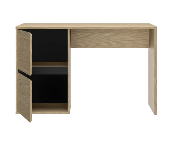 Nael γραφείο με δυο πόρτες  120x56x75εκ. Rookwood Oak - Image 2