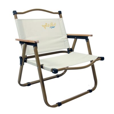 myResort ΚΑΡΕΚΛΑ ΠΑΡΑΛΙΑΣ ΜΕΤΑΛΛΙΚΗ  ΕΚΡΟΥ- OXFORD POLYESTER 600D