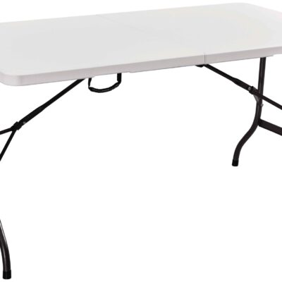 ΤΡΑΠΕΖΙ ΜΕΤΑΛΛΙΚΟ  CATERING  ΒΑΛΙΤΣΑ ΠΤΥΣΣΟΜΕΝΟ ΛΕΥΚΟ-ΔΙΑΣΤΑΣΕΙΣ: L152xW74,5xH72cm