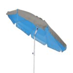 Velco ΟΜΠΡΕΛΑ ΒΕΡΑΝΤΑΣ -ΚΗΠΟΥ-ΘΑΛΑΣΣΗΣ ΜΠΛΕ ΜΕ ΕΞΩΤΕΡΙΚΗ ΑΣΗΜΙ  ΕΠΙΣΤΡΩΣΗ 2m ΜΕΤΑΛΛΙΚΗ