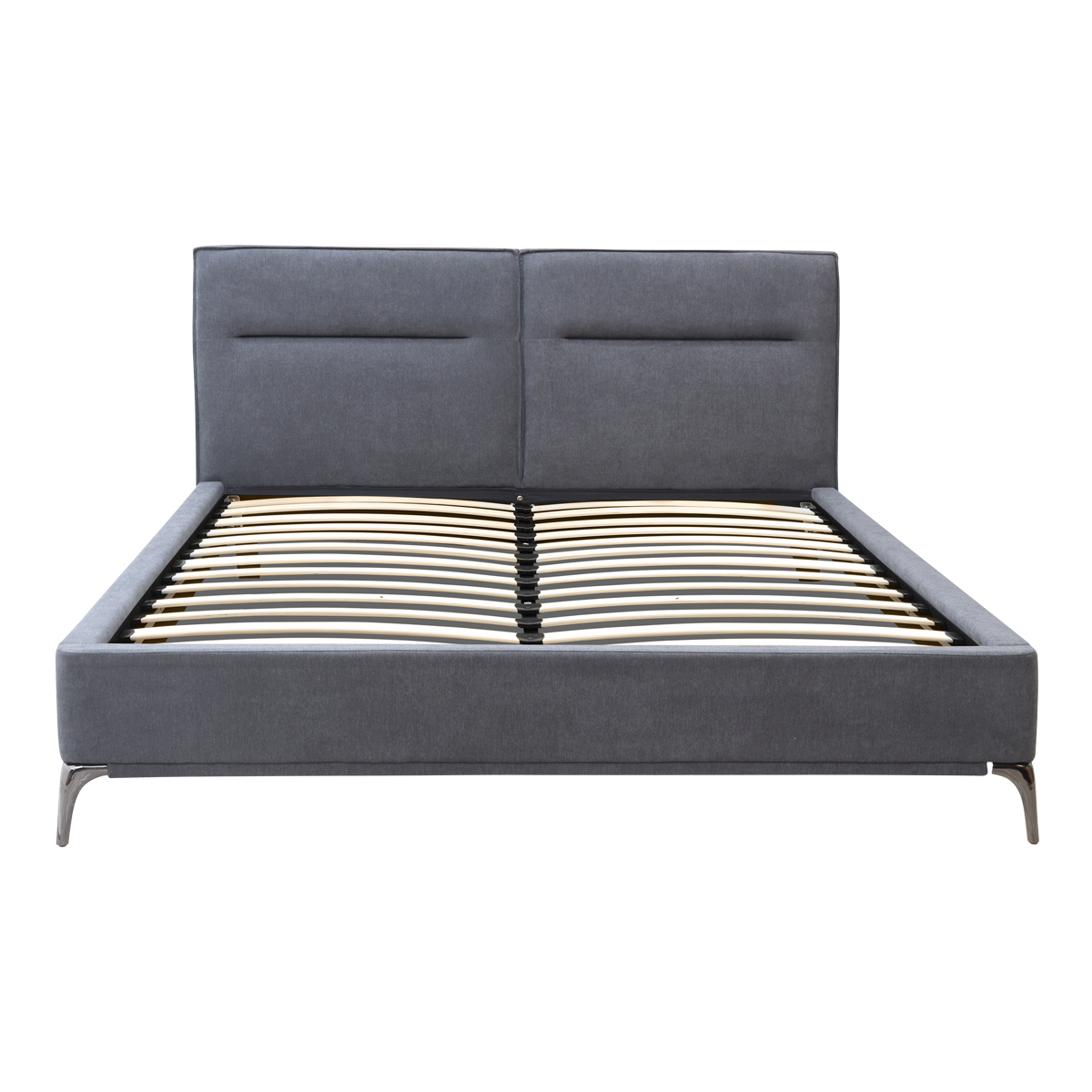 Κρεβάτι Megan Megapap υφασμάτινο χρώμα ανθρακί 160x200εκ. - Image 3