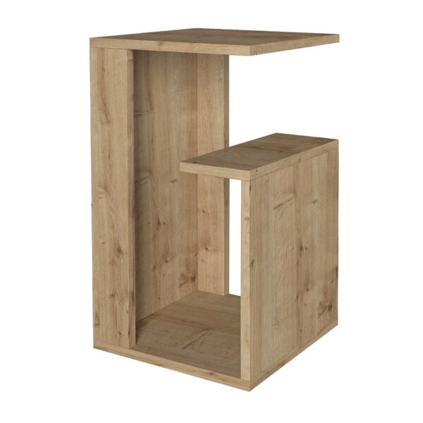 Τραπεζάκι βοηθητικό Rosana Megapap χρώμα sapphire oak 35x29,5x60εκ. - Image 3