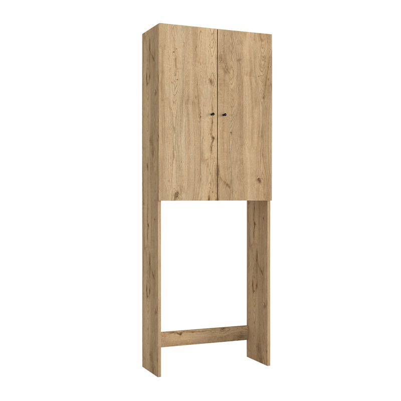 Έπιπλο πλυντηρίου Romme Megapap χρώμα sepet oak 65x27,1x180εκ. - Image 5