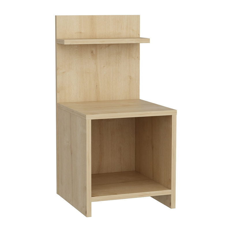 Κομοδίνο Ulman Megapap χρώμα sapphire oak 35x37x72εκ. - Image 3