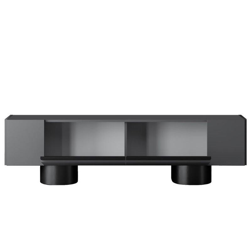 Έπιπλο τηλεόρασης Haven Megapap χρώμα ανθρακί 180x30x50εκ. - Image 7