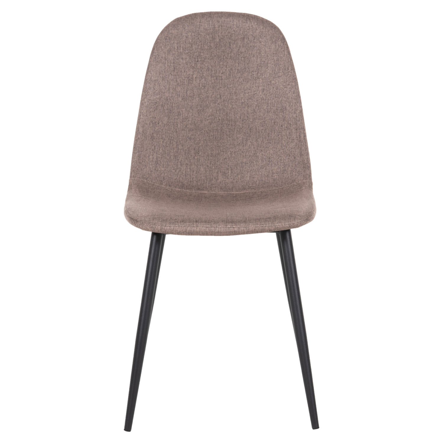 ΚΑΡΕΚΛΑ LEONARDO HM00100.28 ΥΦΑΣΜΑ ΣΚΟΥΡΟ ΜΠΕΖ & ΜΑΥΡΑ ΜΕΤΑΛ. ΠΟΔΙΑ 42x49,5x89Υεκ. 4τμχ - Image 3