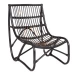 ΠΟΛΥΘΡΟΝΑ GRINN HM9815.02 ΡΑΒΔΟΙ RATTAN ΣΕ ΜΑΥΡΟ--Β' ΔΙΑΛΟΓΗΣ 56,5x73,5x79,5Υεκ.