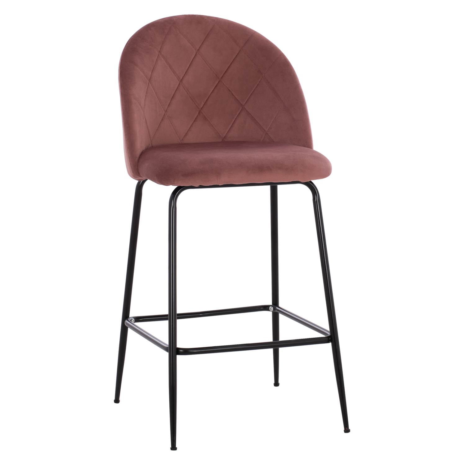 ΣΚΑΜΠΟ ODED ΜΕΣΑΙΟΥ ΥΨΟΥΣ HM8732.12 ΜΕ ΜΕΤΑΛΛΙΚΑ ΠΟΔΙΑ & ΒΕΛΟΥΔΟ ΣΑΠΙΟ ΜΗΛΟ 45x53x98 εκ. 2τμχ