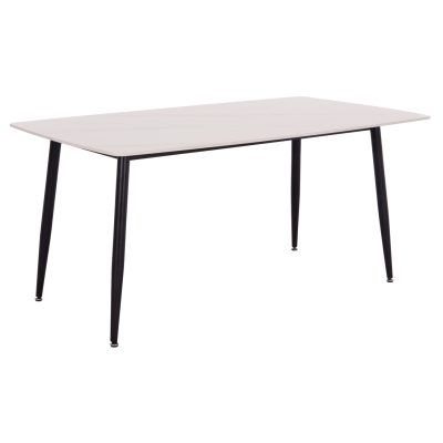 ΤΡΑΠΕΖΙ RAVEN HM18150.01 ΚΕΡΑΜΙΚΟ TOP ΜΕ ΟΨΗ ΛΕΥΚΟ ΜΑΡΜΑΡΟ 160x80x74Υεκ.