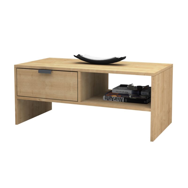 Τραπεζάκι σαλονιού Galaxy Megapap χρώμα φυσικό οξιάς 100x50x42εκ. - Image 3