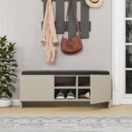 Παπουτσοθήκη Zulla Megapap χρώμα sandstone 110x37x43εκ.