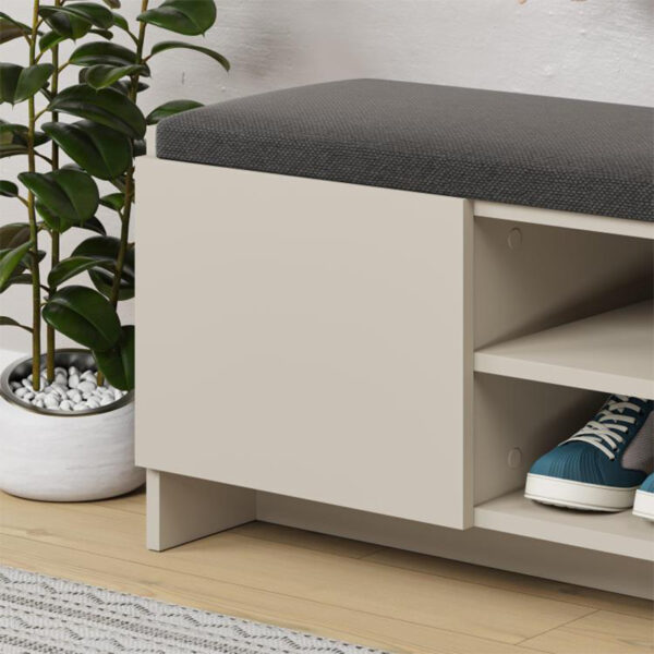 Παπουτσοθήκη Zulla Megapap χρώμα sandstone 110x37x43εκ. - Image 2