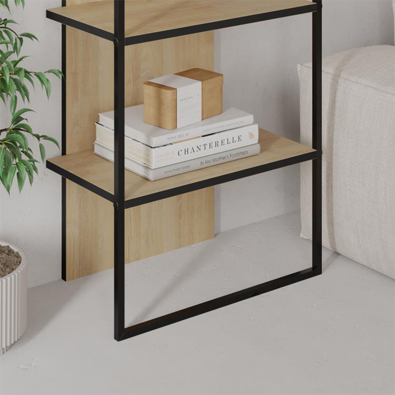 Βιβλιοθήκη Archy Megapap χρώμα sapphire oak 53x31,7x180εκ. - Image 2