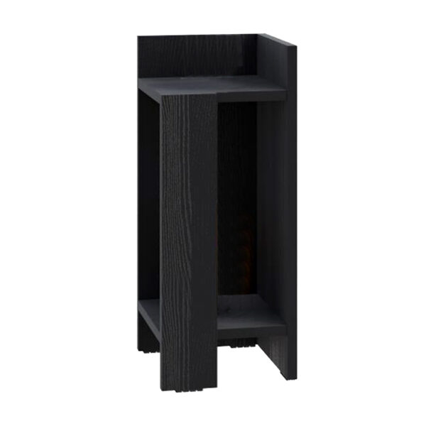 Κομοδίνο Elos Megapap δεξί χρώμα black wood 25x27x60εκ. - Image 2
