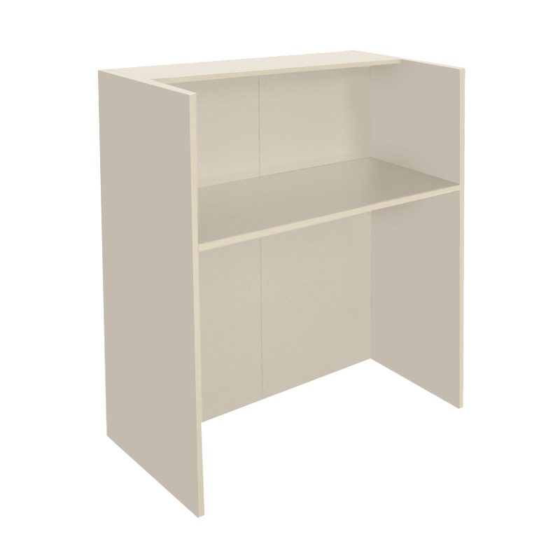 Γραφείο υποδοχής - reception Karibu Megapap με LED χρώμα sandstone - sepet oak 90x40x100εκ. - Image 5