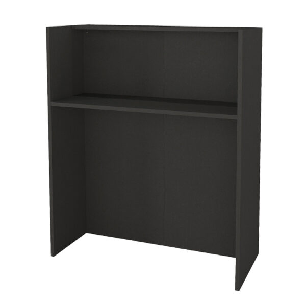 Γραφείο υποδοχής - reception Karibu Megapap με LED χρώμα ανθρακί - sepet oak 90x40x100εκ. - Image 5