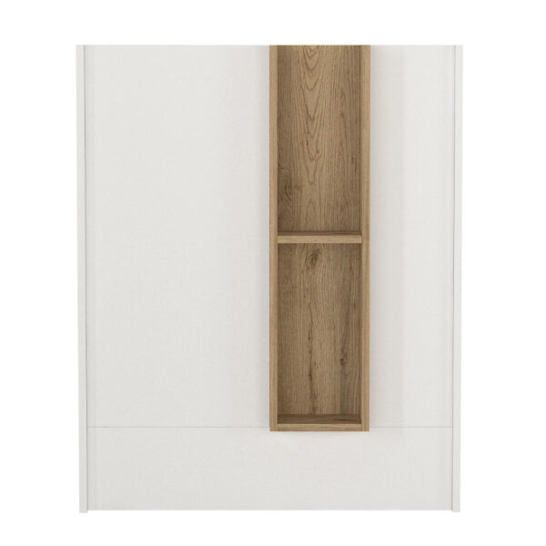 Γραφείο υποδοχής - reception Bonveno Megapap χρώμα λευκό - sepet oak 90x43,2x110εκ. - Image 4