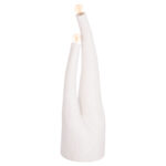 ΔΙΑΚΟΣΜΗΤΙΚΟ ΦΩΤΙΣΤΙΚΟ ΔΑΠΕΔΟΥ TUSKEN HM4702.02 FIBER CEMENT-ΛΕΥΚΟ 50x43x145Υεκ