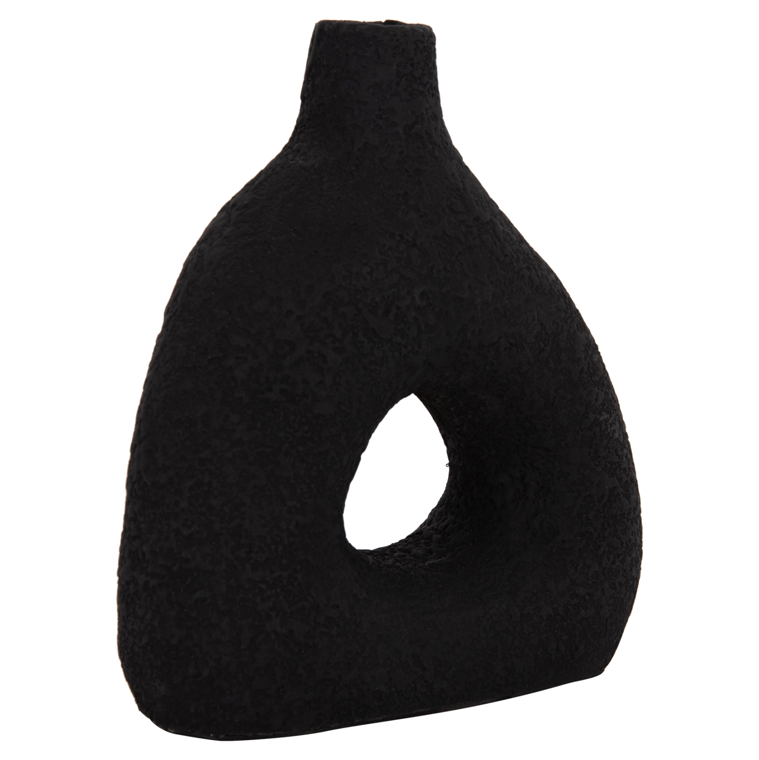 ΕΠΙΤΡΑΠΕΖΙΟ ΔΙΑΚΟΣΜΗΤΙΚΟ ΒΑΖΟ DECANT HM4667.01Μ ΤΕΡΑΚΟΤΑ ΣΕ ΜΑΥΡΟ--17x6.5x20Υεκ.