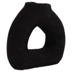 ΕΠΙΤΡΑΠΕΖΙΟ ΔΙΑΚΟΣΜΗΤΙΚΟ ΒΑΖΟ DECANT HM4667.01S ΤΕΡΑΚΟΤΑ ΣΕ ΜΑΥΡΟ--17.5x6.5x17Υεκ.